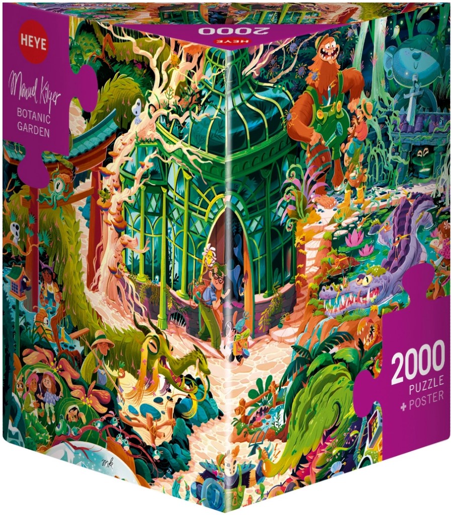 Puzzle Heye din 2000 piese - Grădină botanică