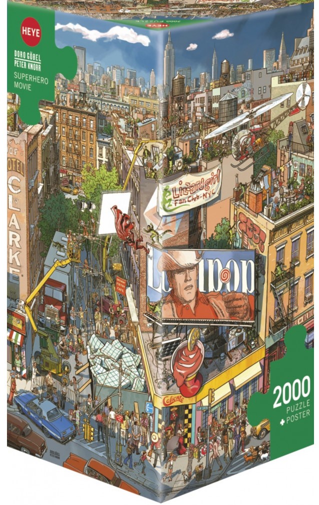 Puzzle Heye din 2000 de piese - Super erou