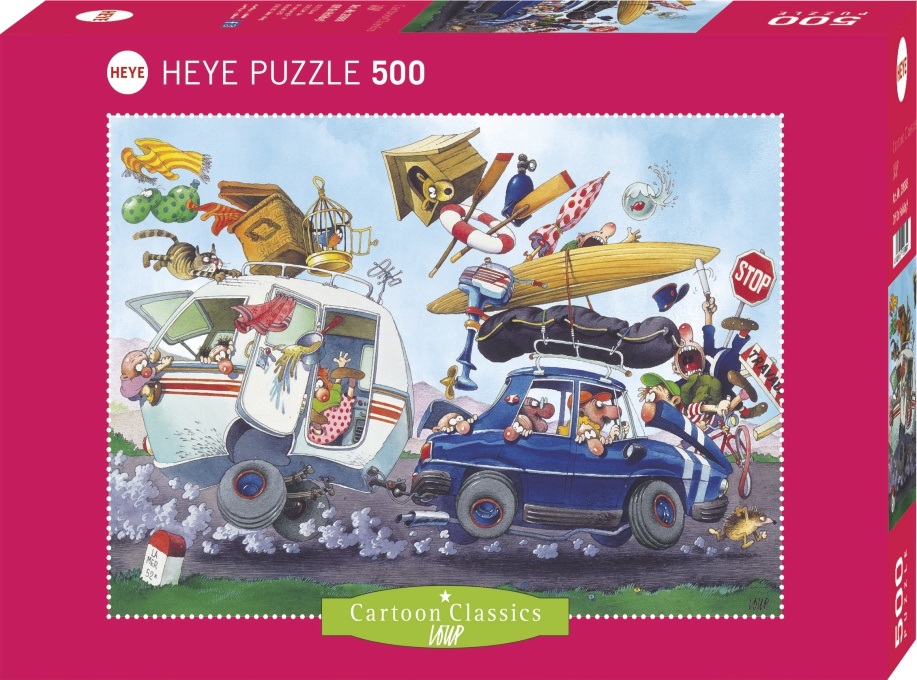 Puzzle Heye din 500 de piese - Călătoria nebună