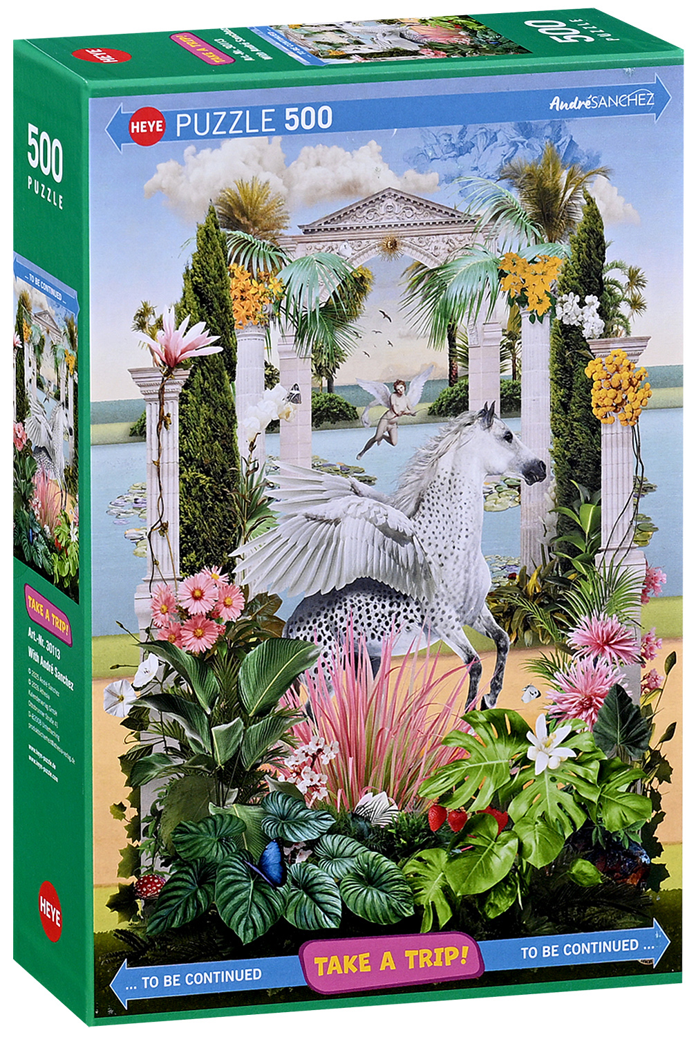 Puzzle Heye din 500 piese - Călătorind cu Andre Sanchez