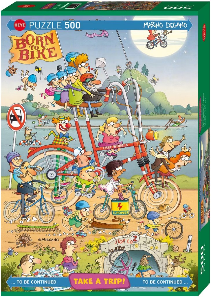 Puzzle Heye din 500 piese - Călătorește cu Marino Degano
