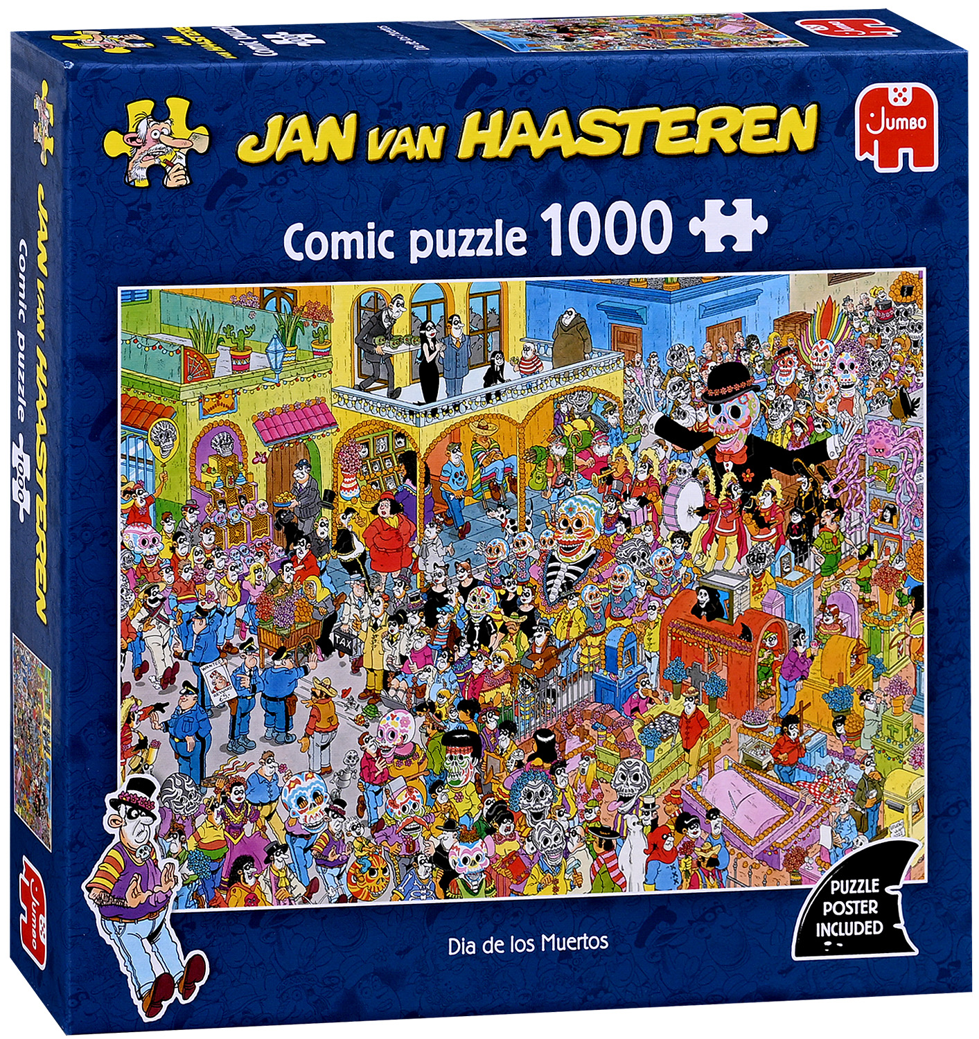 Puzzle Jumbo din 1000 piese - Ziua Morților în Mexic