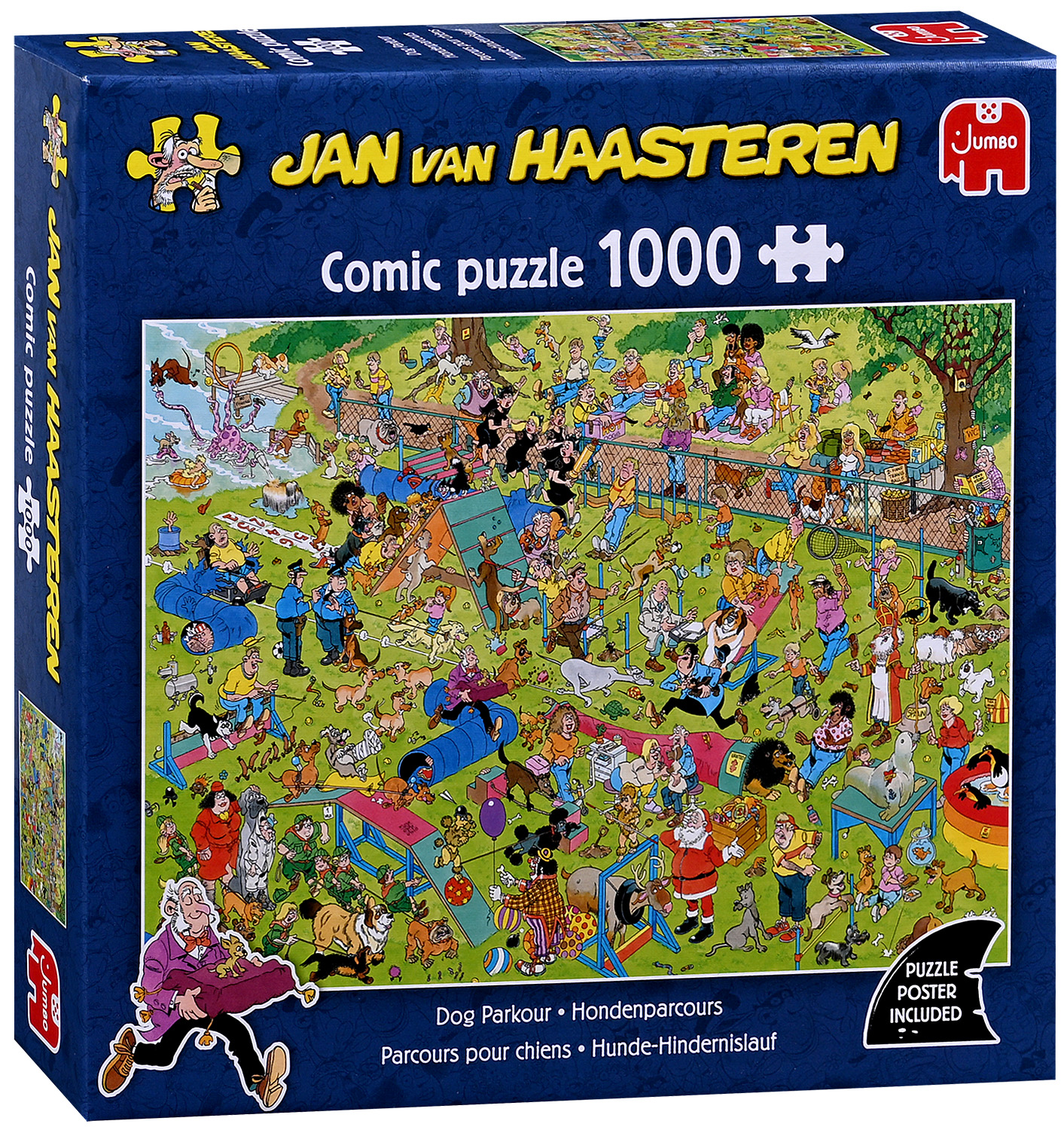 Puzzle Jumbo din 1000 piese - Loc de joacă pentru câini