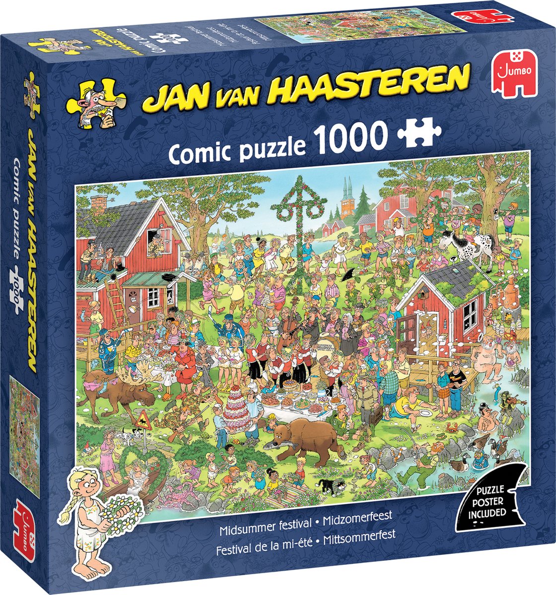 Puzzle Jumbo din 1000 piese - Festivalul de vară