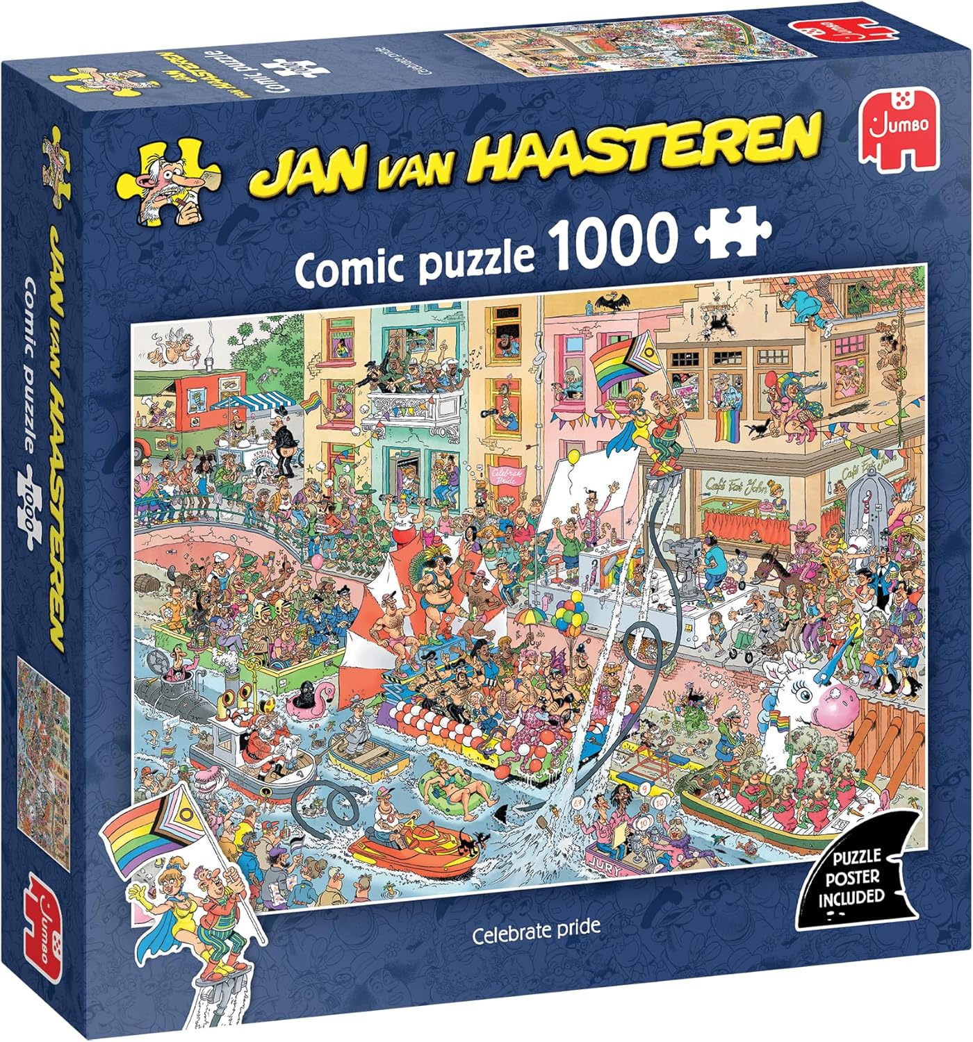 Puzzle Jumbo de 1000 piese - Paradă a culorilor