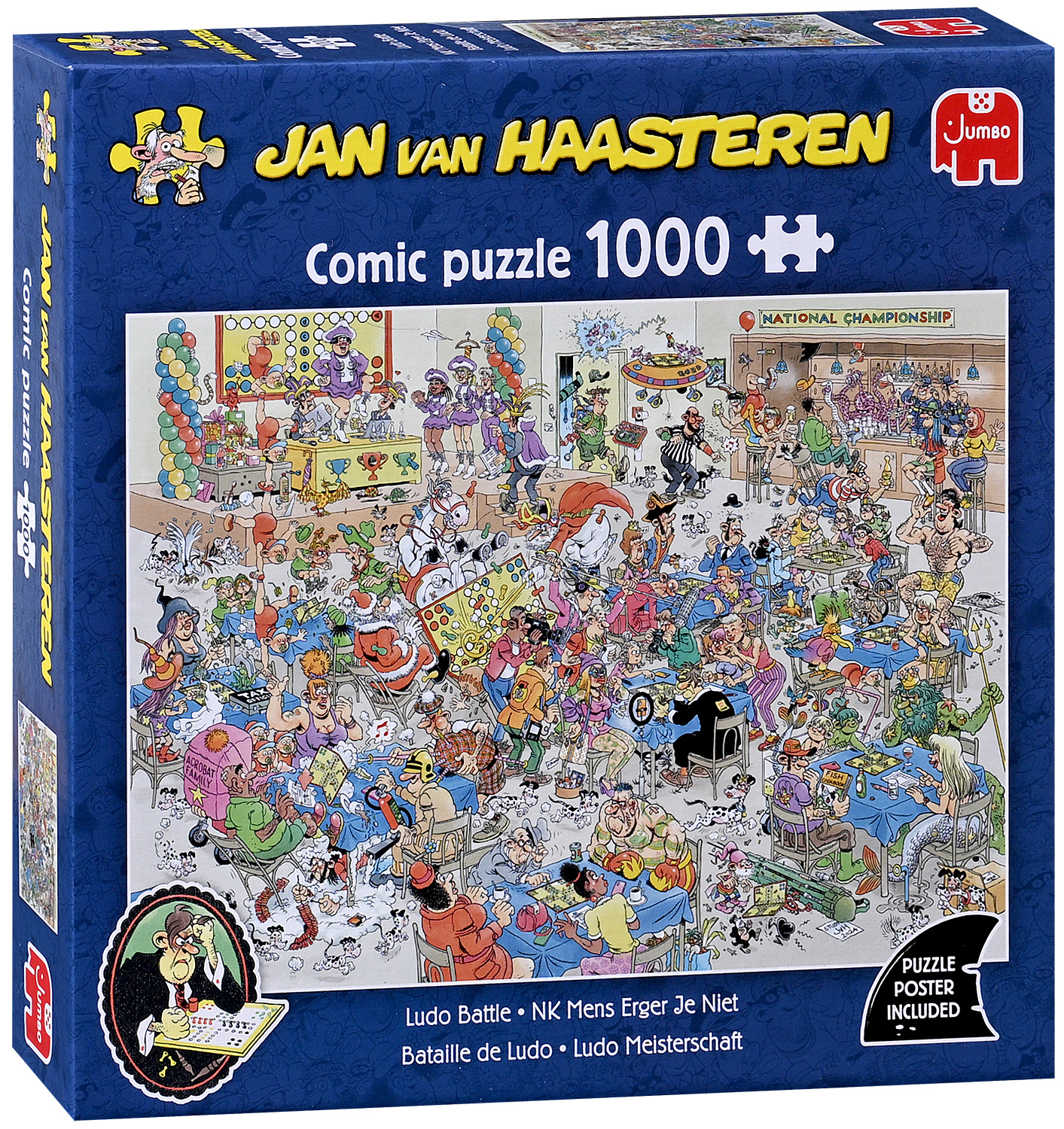 Puzzle Jumbo din 1000 piese - Concursul „Nu te supăra, omule”
