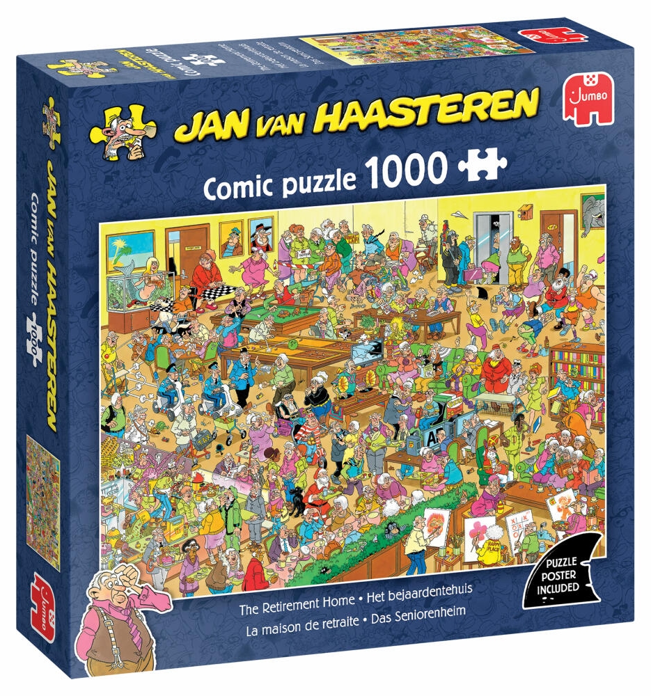 Puzzle Jumbo de 1000 piese - Haos în casa pentru persoane în vârstă
