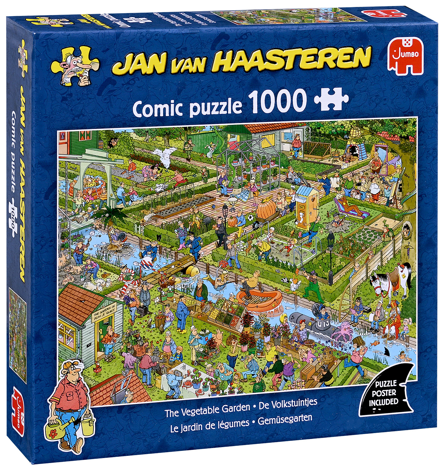 Puzzle Jumbo din 1000 piese - Grădină de legume