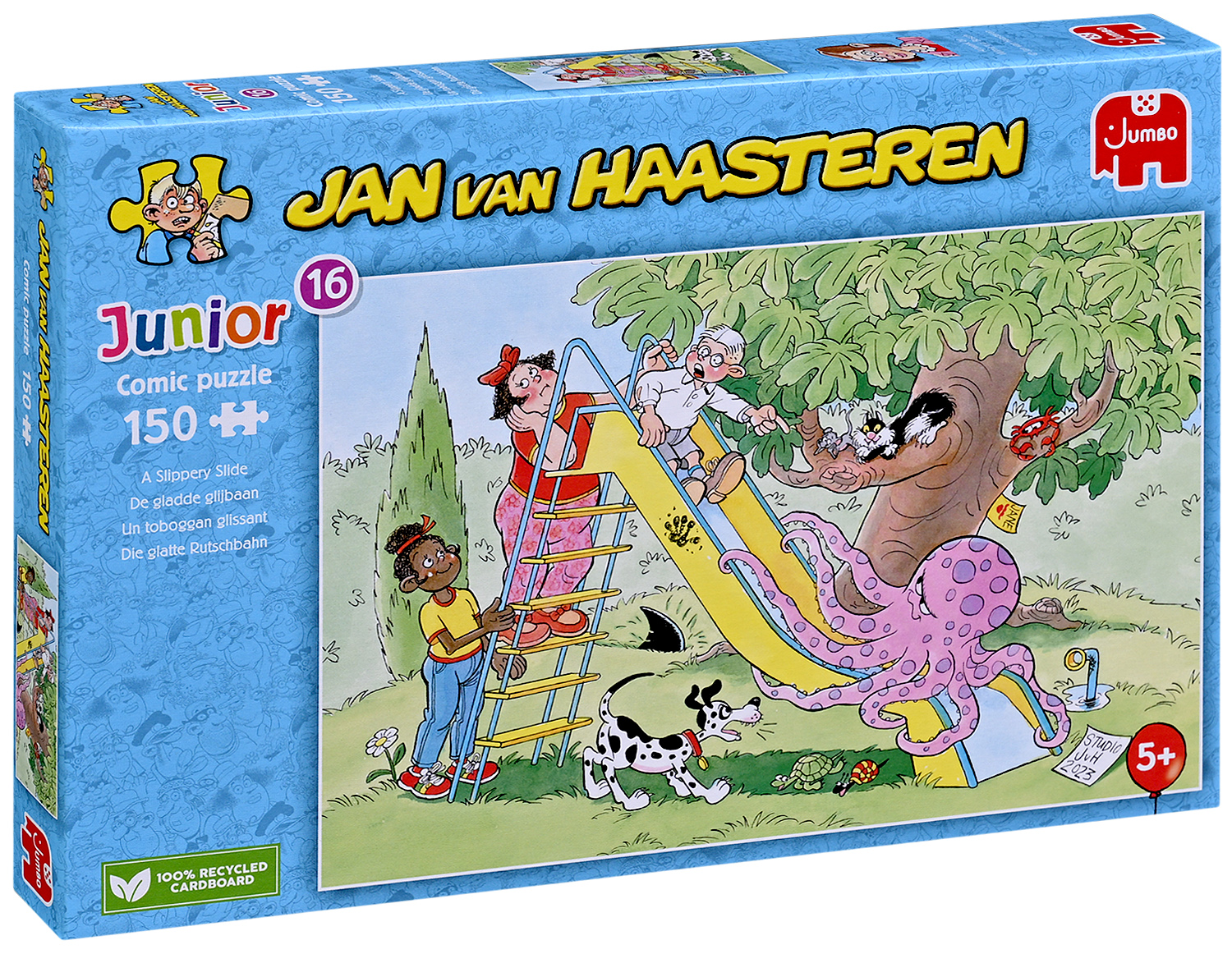 Puzzle Jumbo din 150 piese - Tobogan alunecos