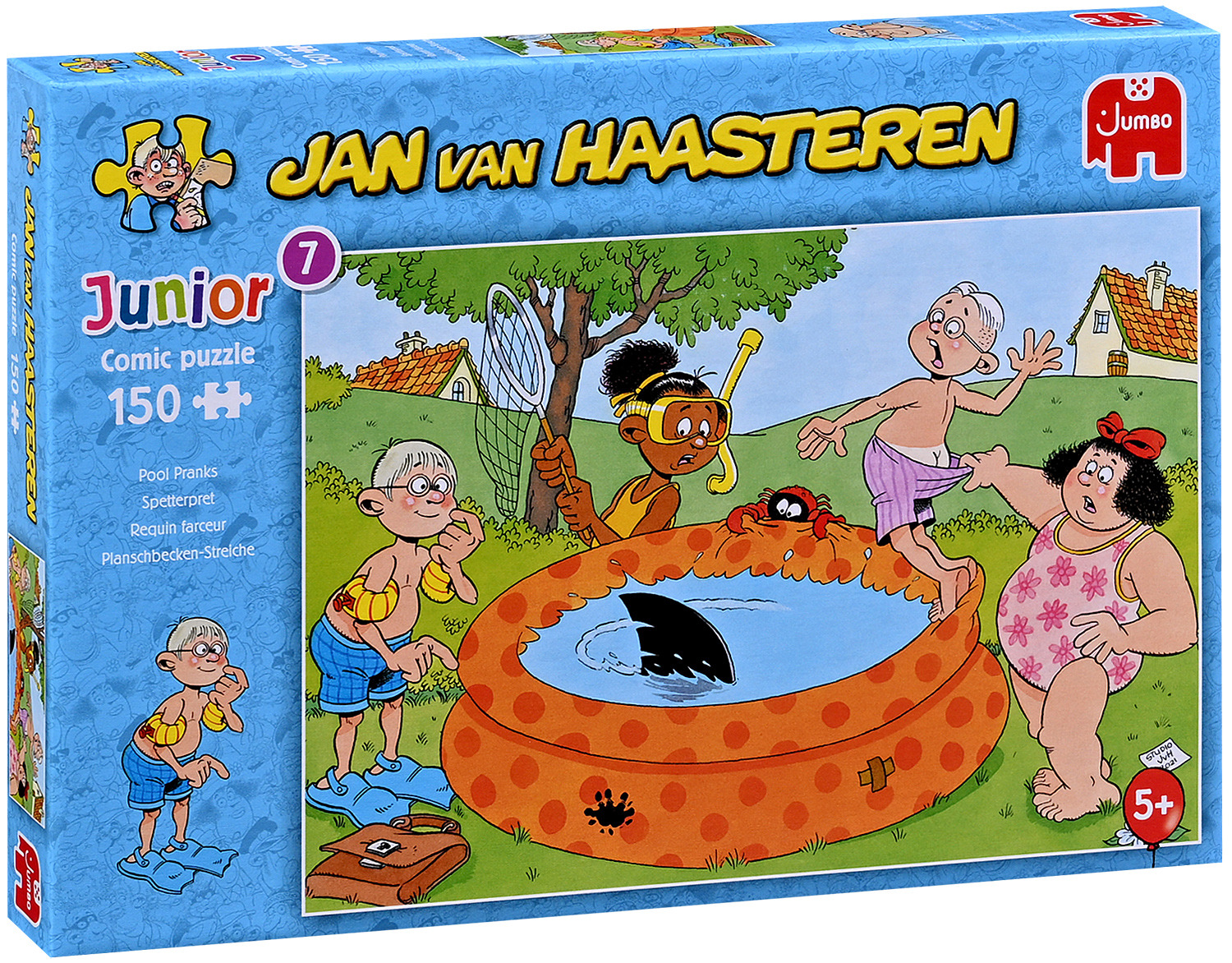 Puzzle Jumbo din 150 de piese - Joc in piscina