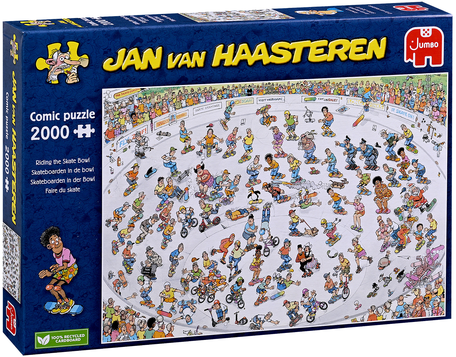 Puzzle Jumbo din 2000 piese - Skateboarding