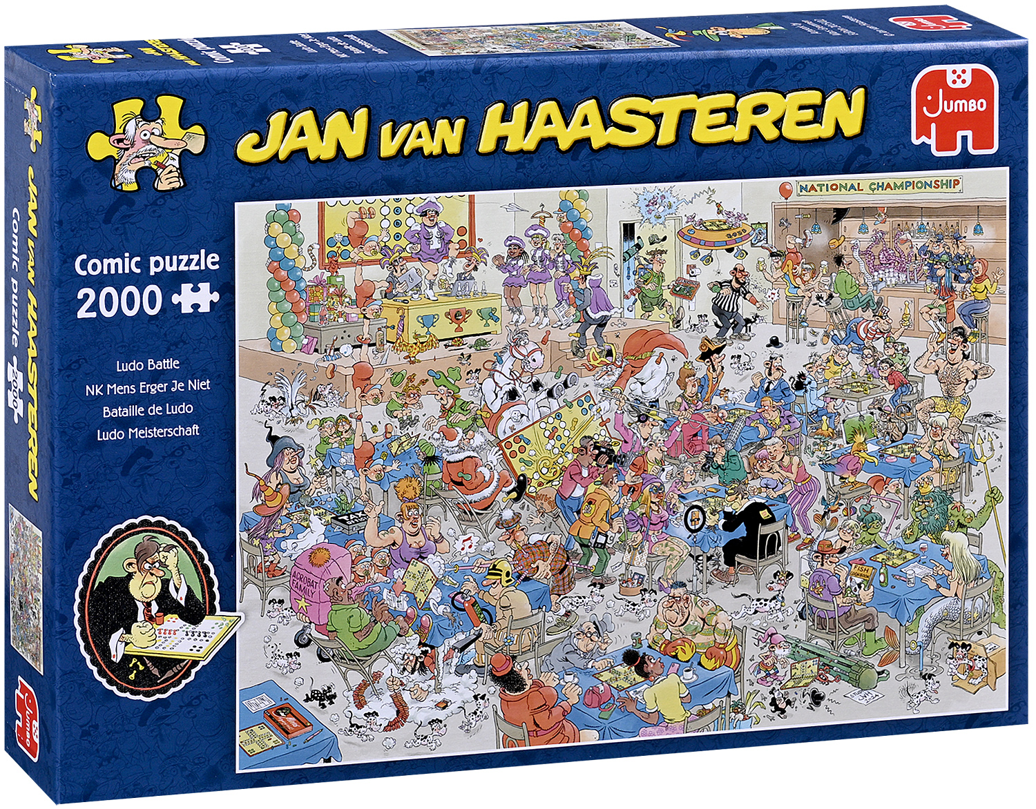 Puzzle Jumbo din 2000 piese - Concursul „Nu te supăra, omule”