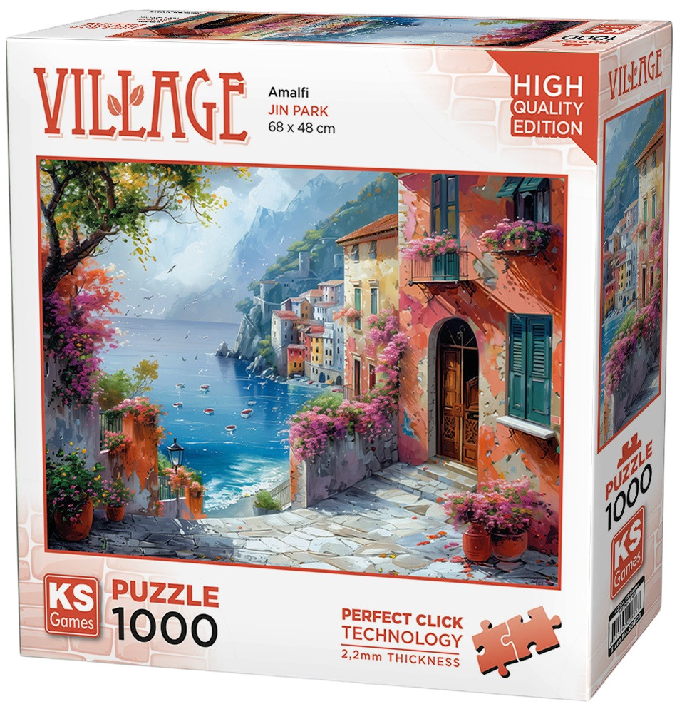Puzzle  KS Games din  1000 piese- Amalfi
