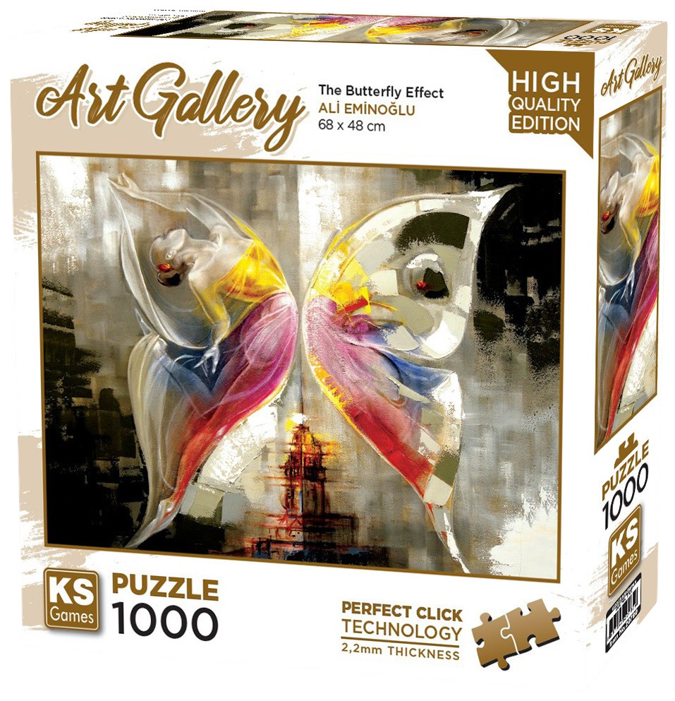 Puzzle  KS Games din  1000 piese- Efectul fluturelui