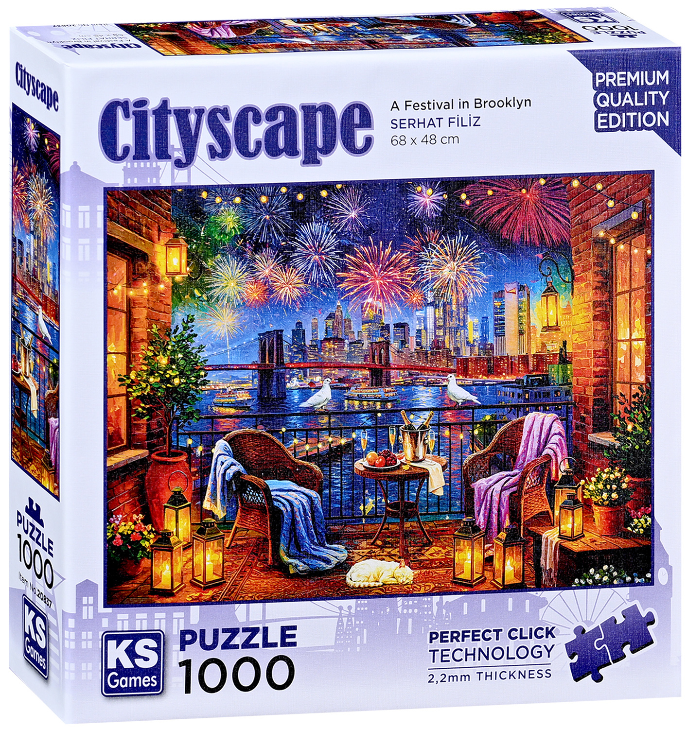 Puzzle KS Games din 1000 piese-Festivalul din Brooklyn