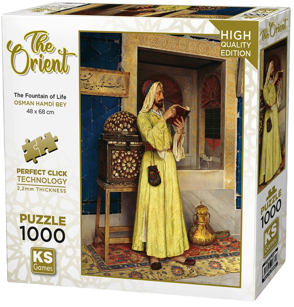 Puzzle  KS Games din  1000 piese- Fântâna Vieții