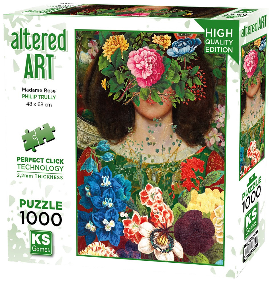 Puzzle  KS Games din  1000 piese- Domnișoara Rose