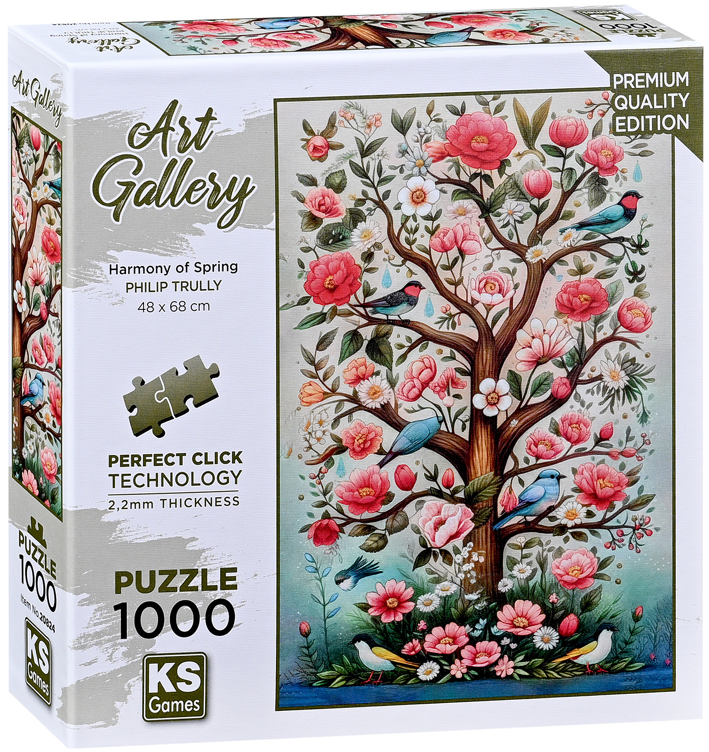 Puzzle KS Games din 1000 piese - Armonia primăverii