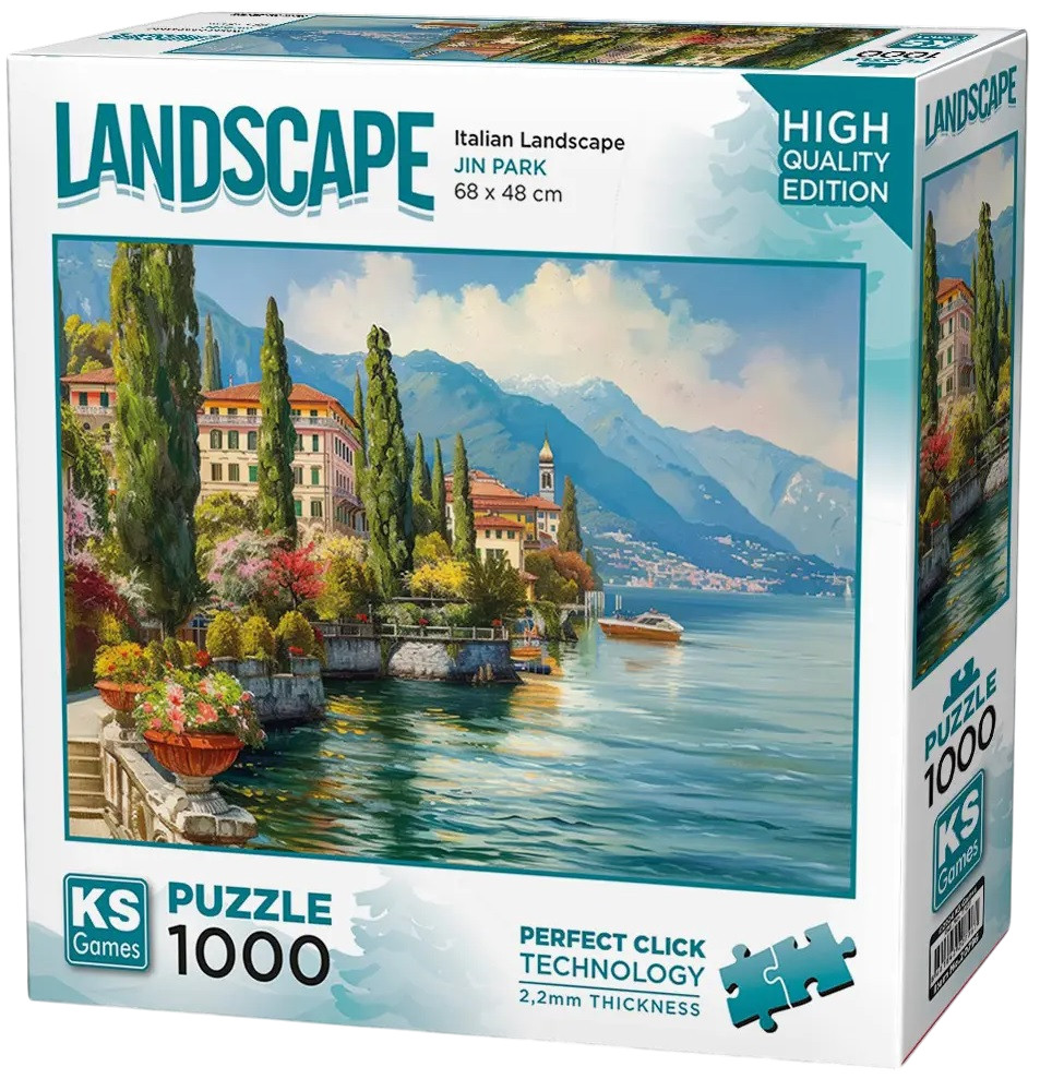 Puzzle KS Games din 1000 piese - Peisaj italian