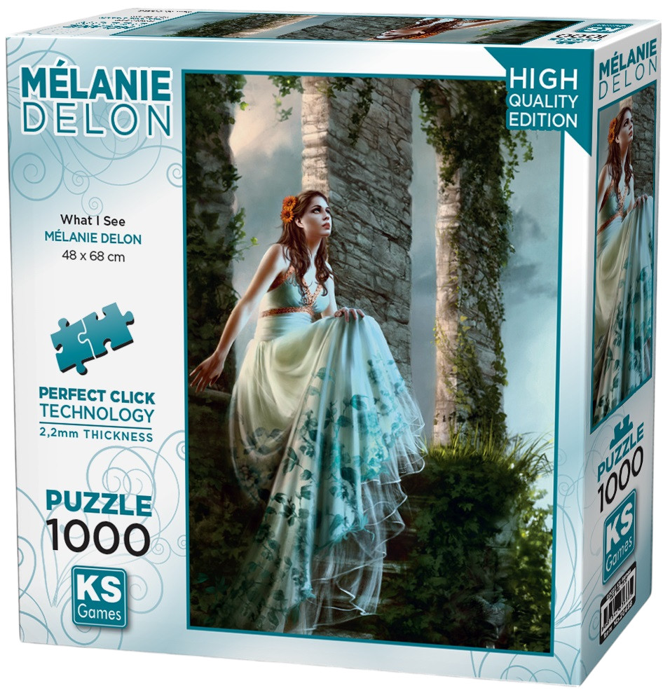 Puzzle KS Games din  1000 piese- Ce văd eu?