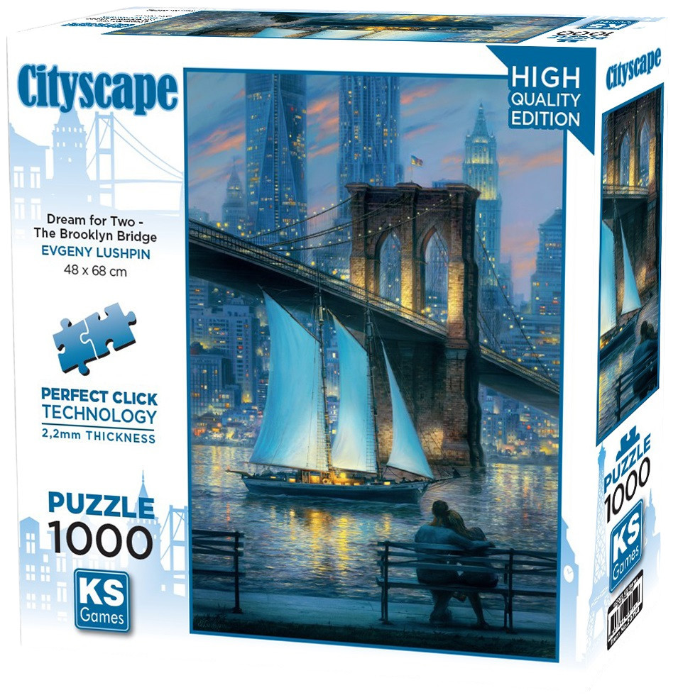 Puzzle  KS Games din  1000 piese- Un vis pentru doi