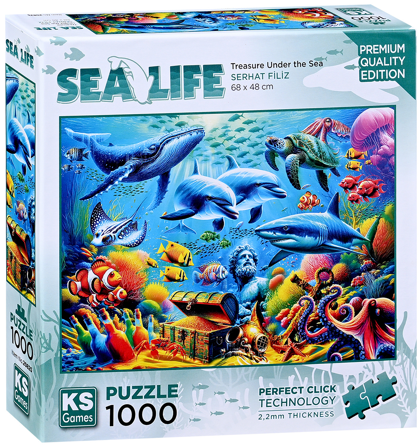 Puzzle KS Games din 1000 piese- Comoara mării