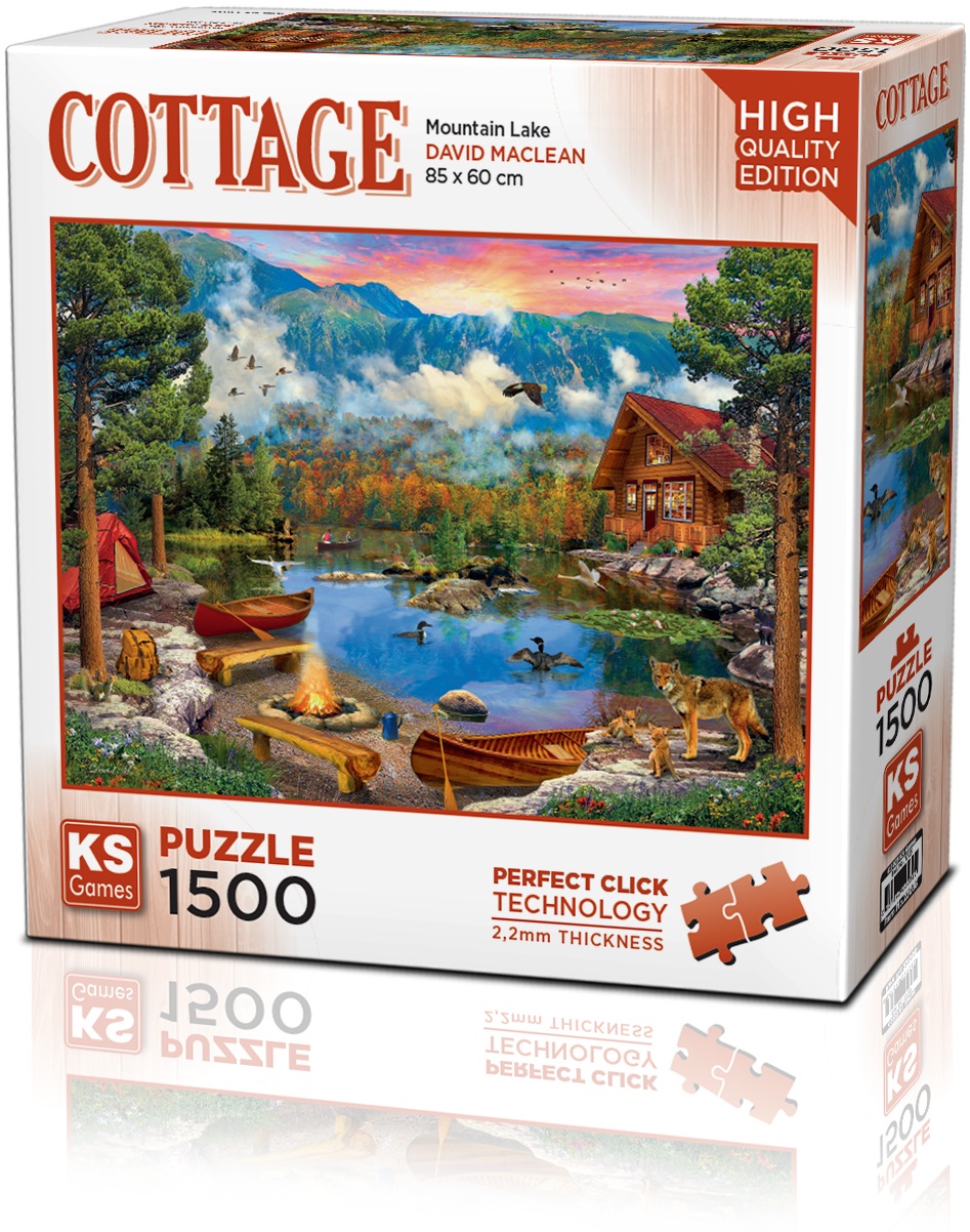 Puzzle  KS Games din  1500 piese- Lac de munte