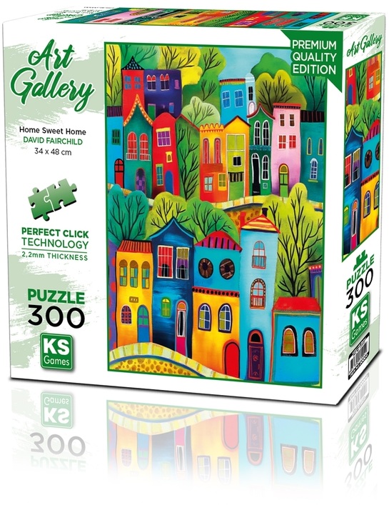 Puzzle  KS Games din  300 piese- Căsuțe în copaci