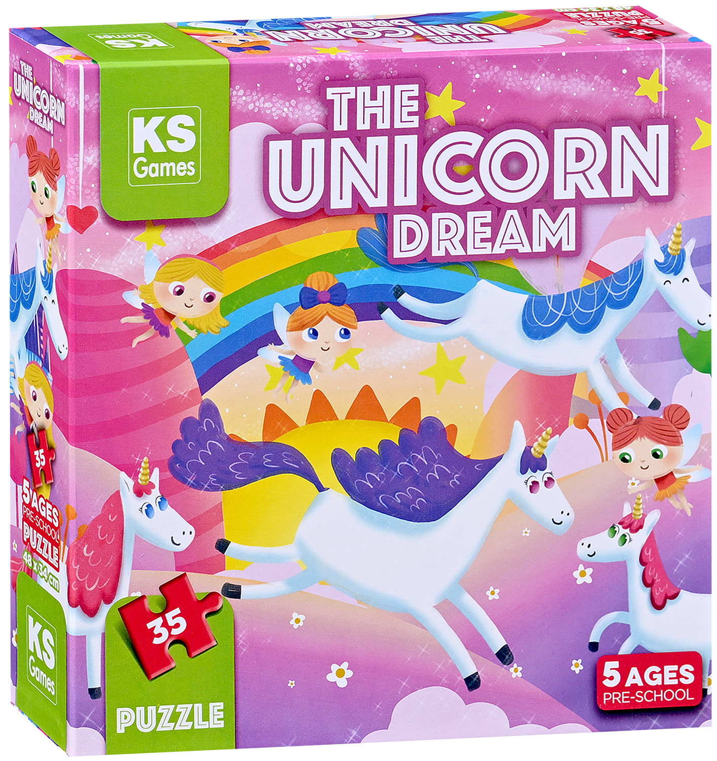Puzzle KS Games din 35 piese- Visul Unicornului