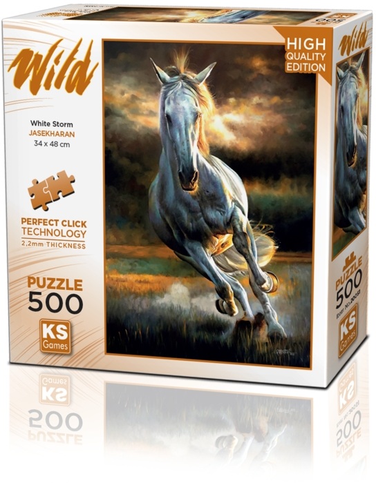 Puzzle KS Games din 500 piese - Furtună albă
