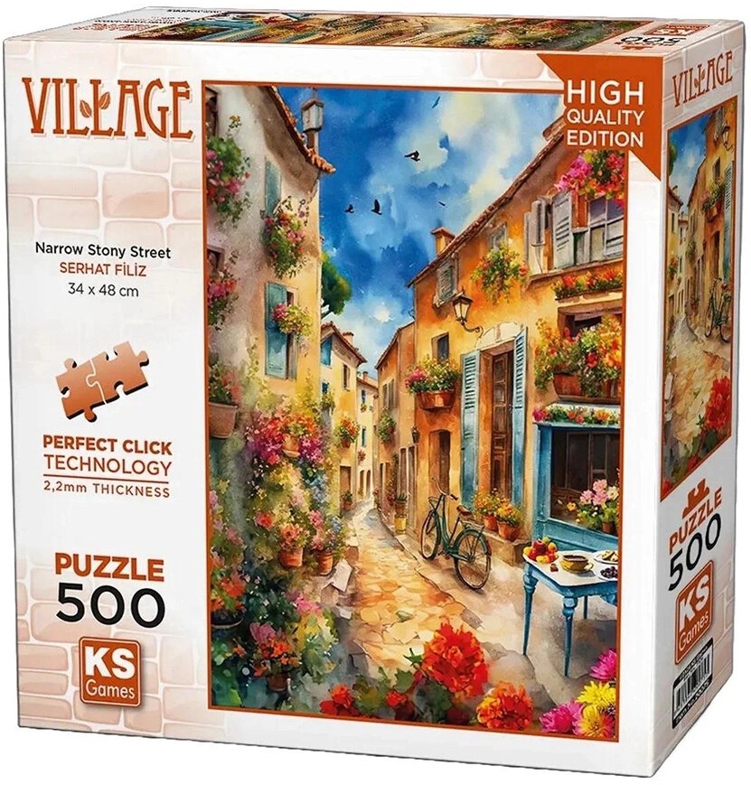 Puzzle  KS Games din  500 piese- Alee pietruită