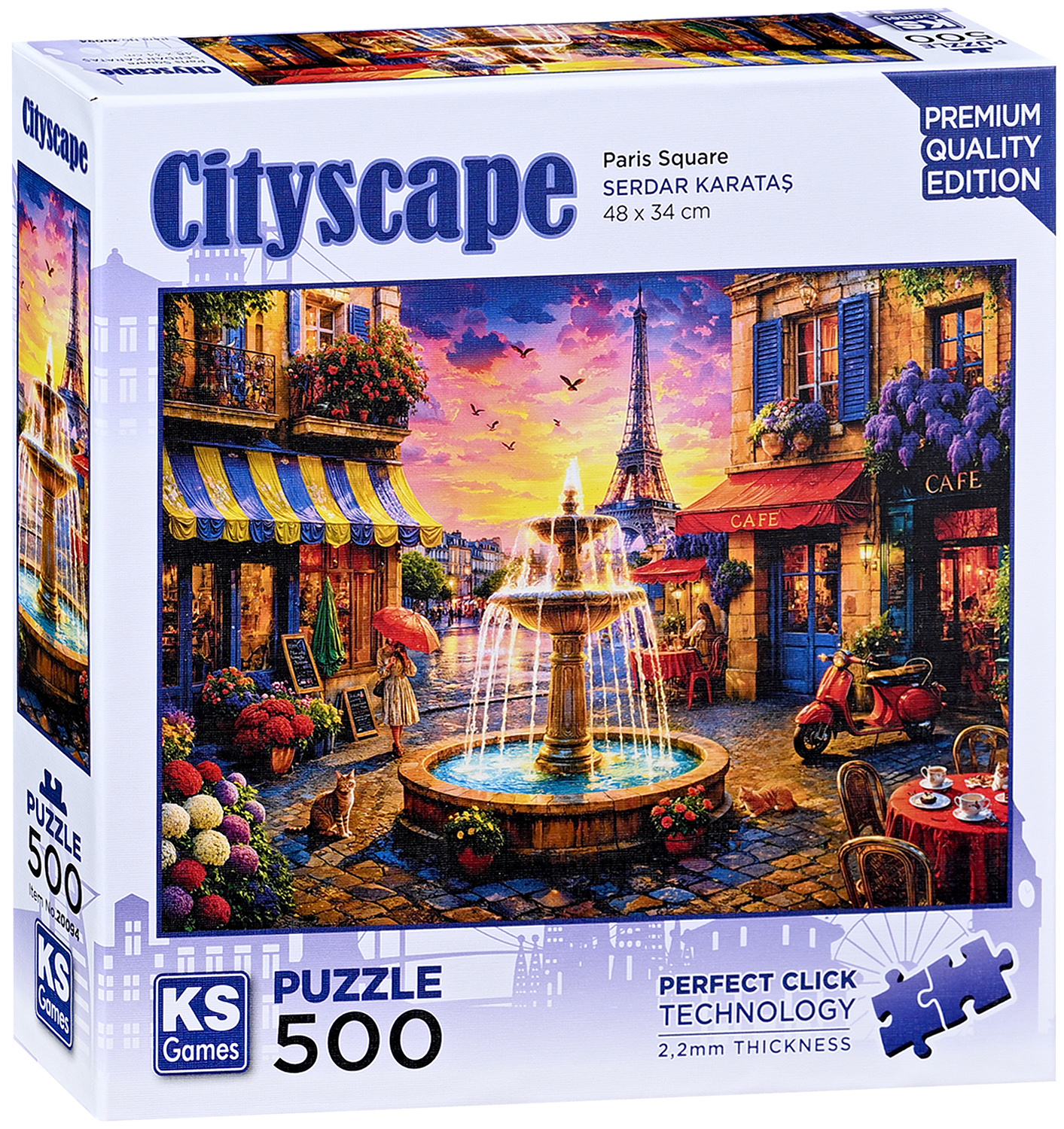 Puzzle KS Games din 500 piese- Piața Parisului