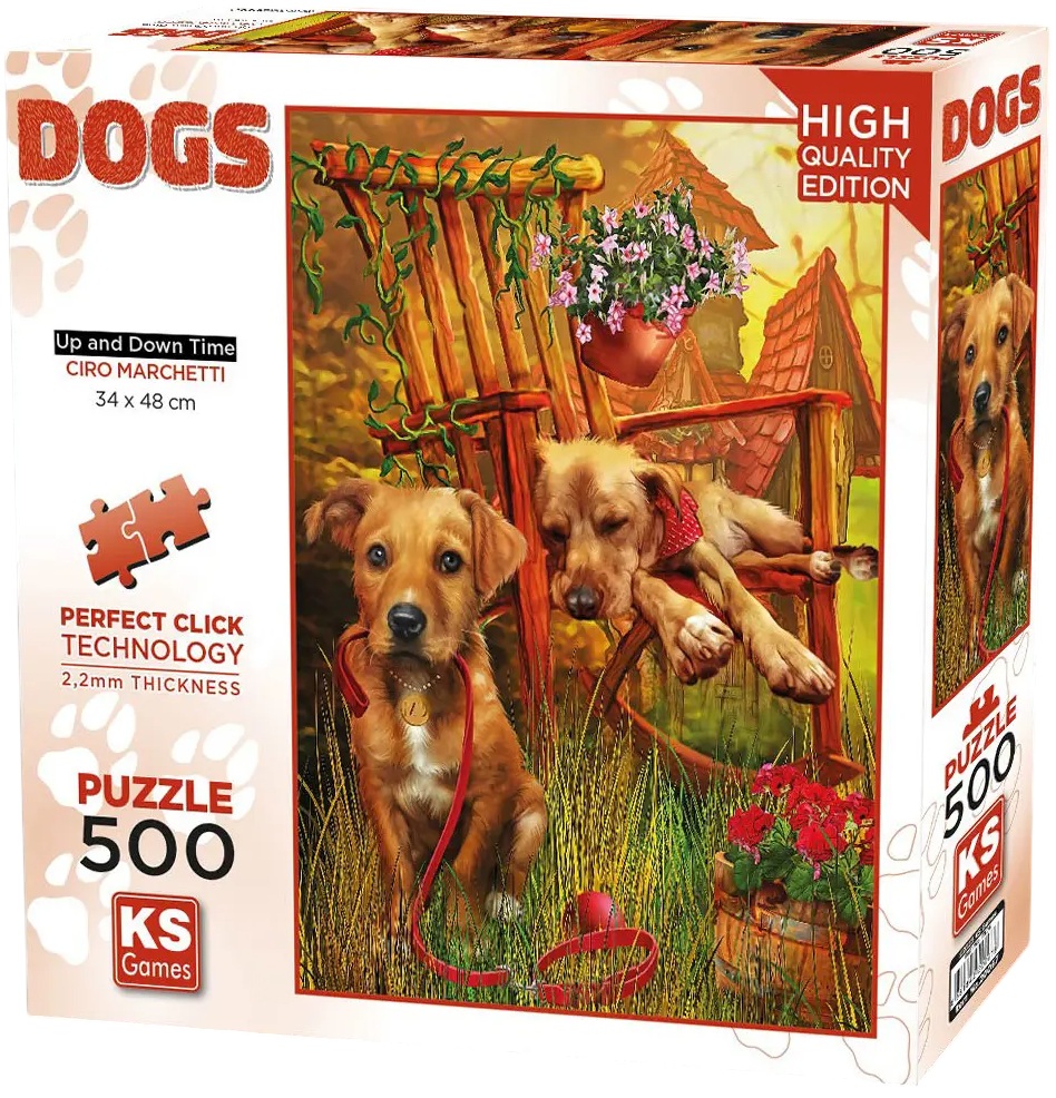 Puzzle KS Games din 500 piese - Timp de odihnă și timp de plimbare