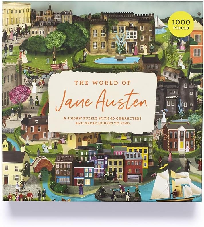Puzzle Laurence King din 1000 piese - Lumea lui Jane Austen