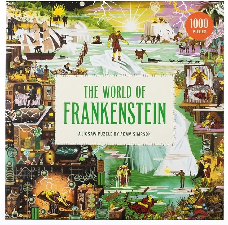 Puzzle Laurence King din 1000 piese - Lumea lui Frankenstein