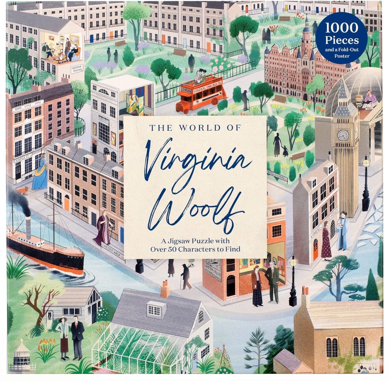 Puzzle Laurence King din 1000 piese - Lumea Virginiei Woolf