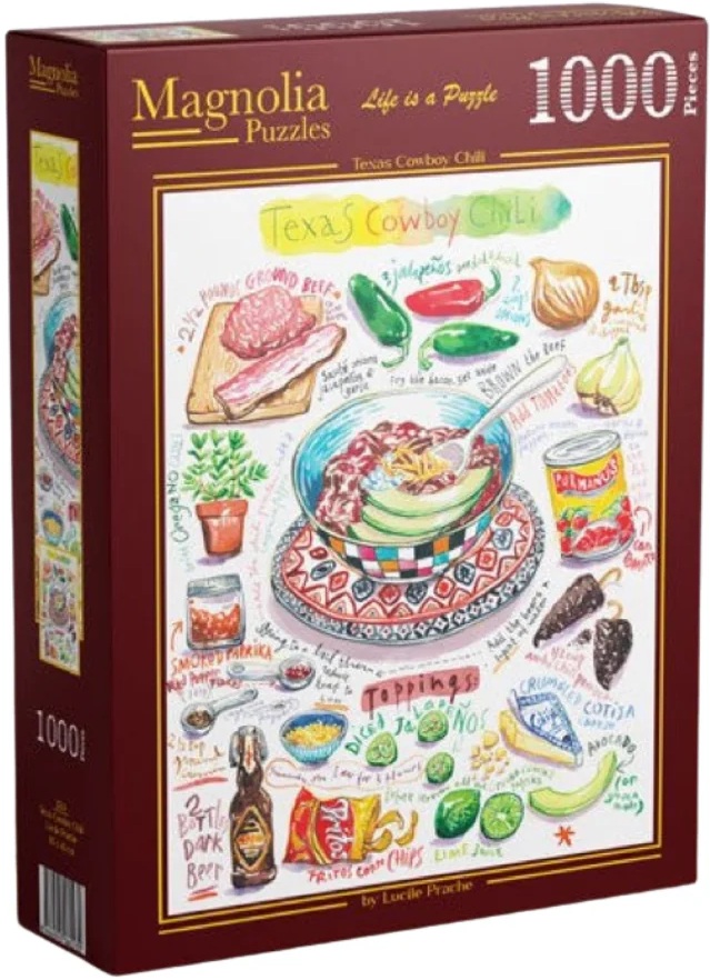 Puzzle Magnolia din 1000 piese - Chili texan