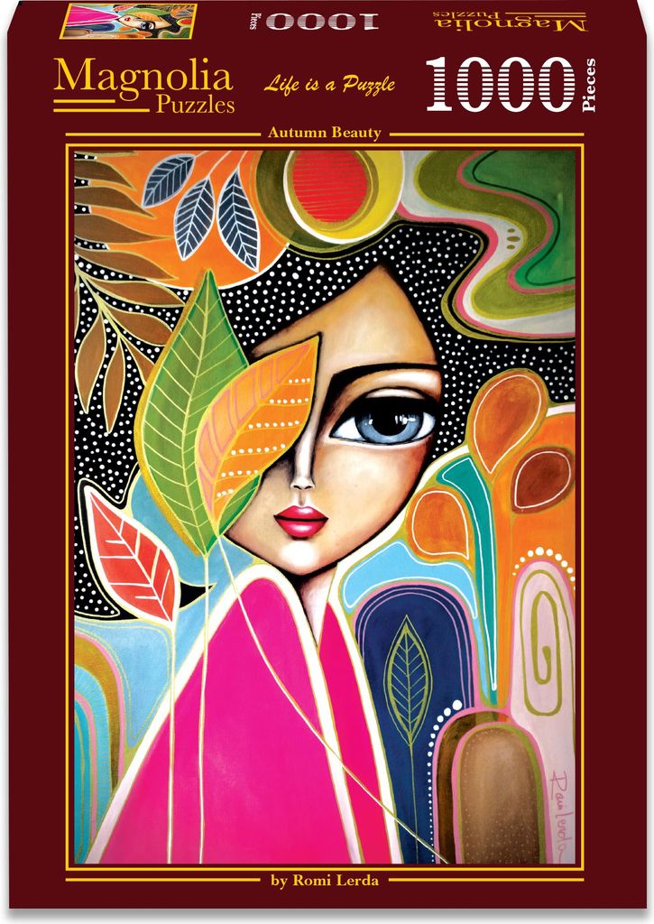 Puzzle Magnolia din 1000 piese - Frumusețea toamnei