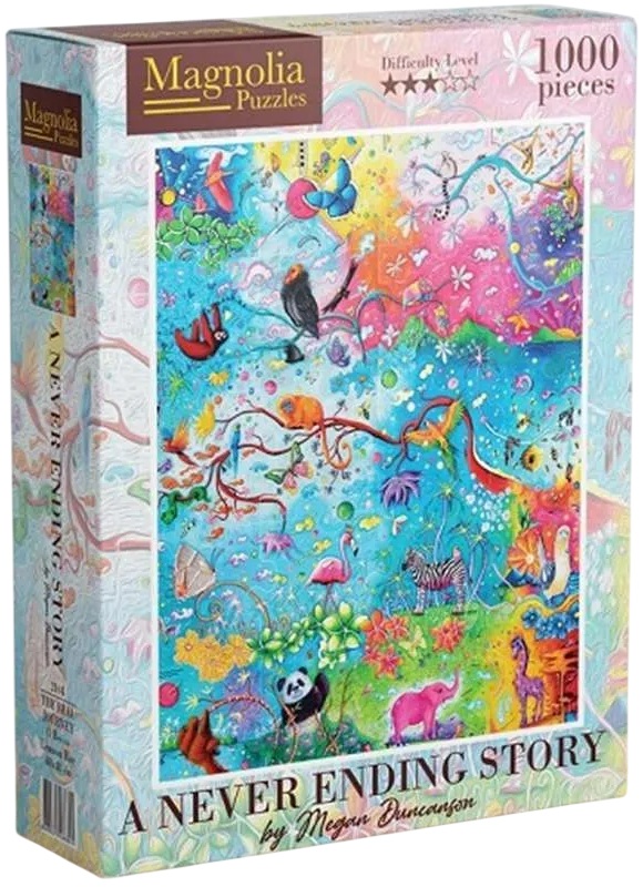 Puzzle Magnolia din 1000 piese - Poveste fără sfârșit