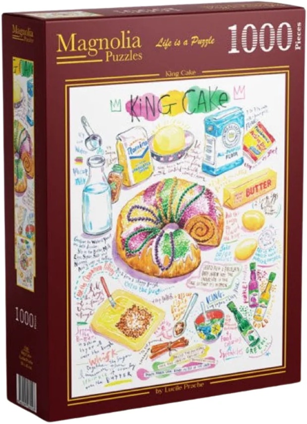 Puzzle Magnolia din 1000 piese - Tort regal