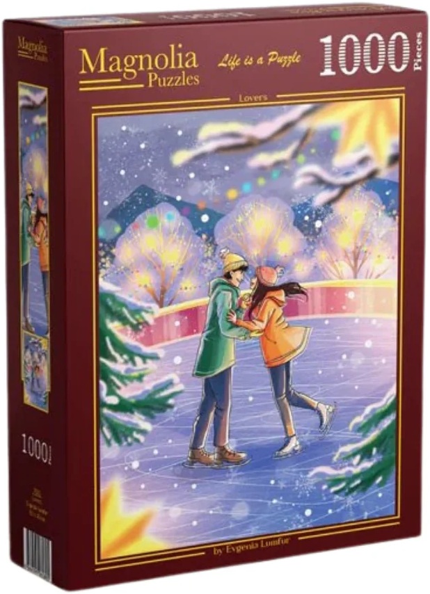 Puzzle Magnolia din 1000 piese - Fioruri de dragoste