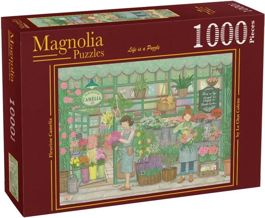 Puzzle Magnolia din 1000 piese - Florărie