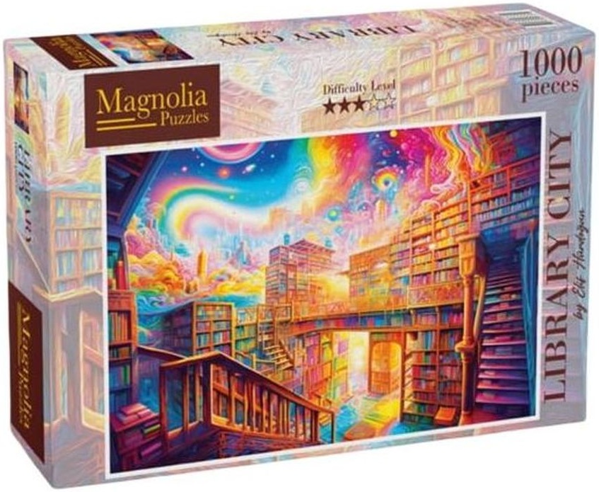 Puzzle Magnolia din 1000 piese - Magia cărților