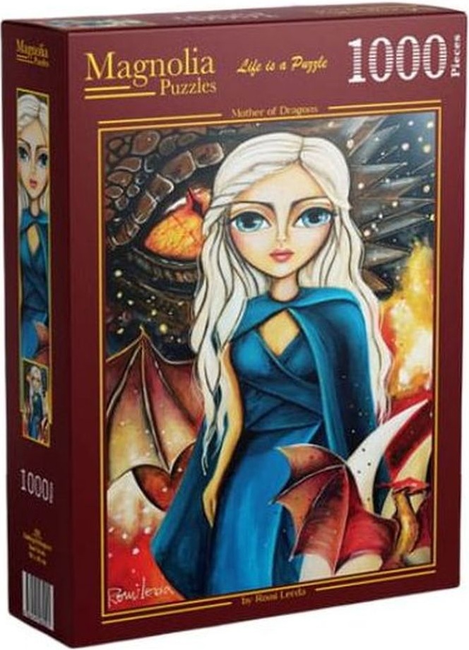 Puzzle Magnolia din 1000 piese - Mama Dragonilor