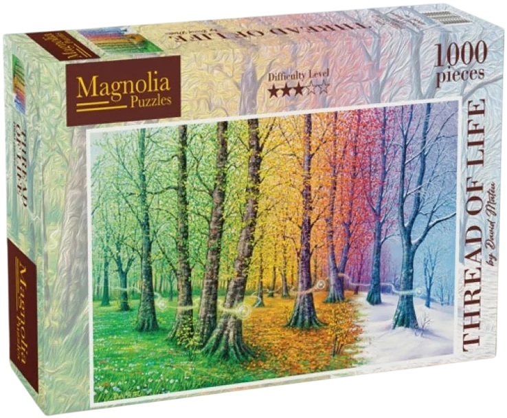 Puzzle Magnolia din 1000 piese - Firul vieții