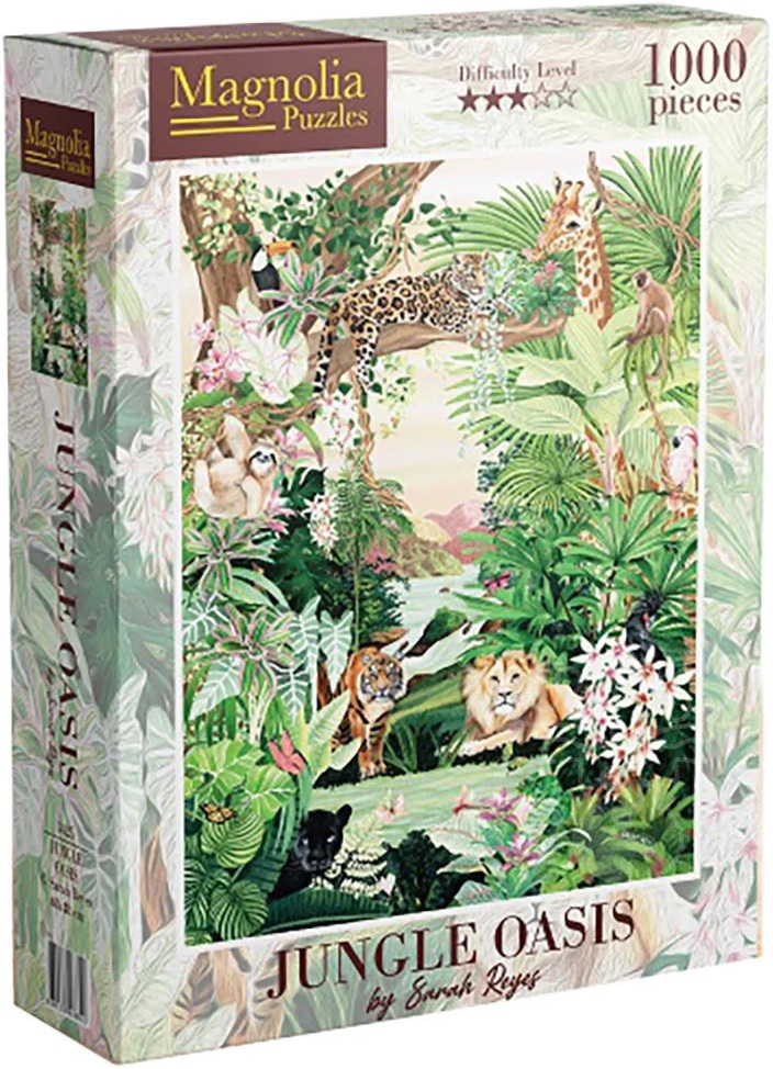 Puzzle Magnolia din 1000 piese - Oază în junglă