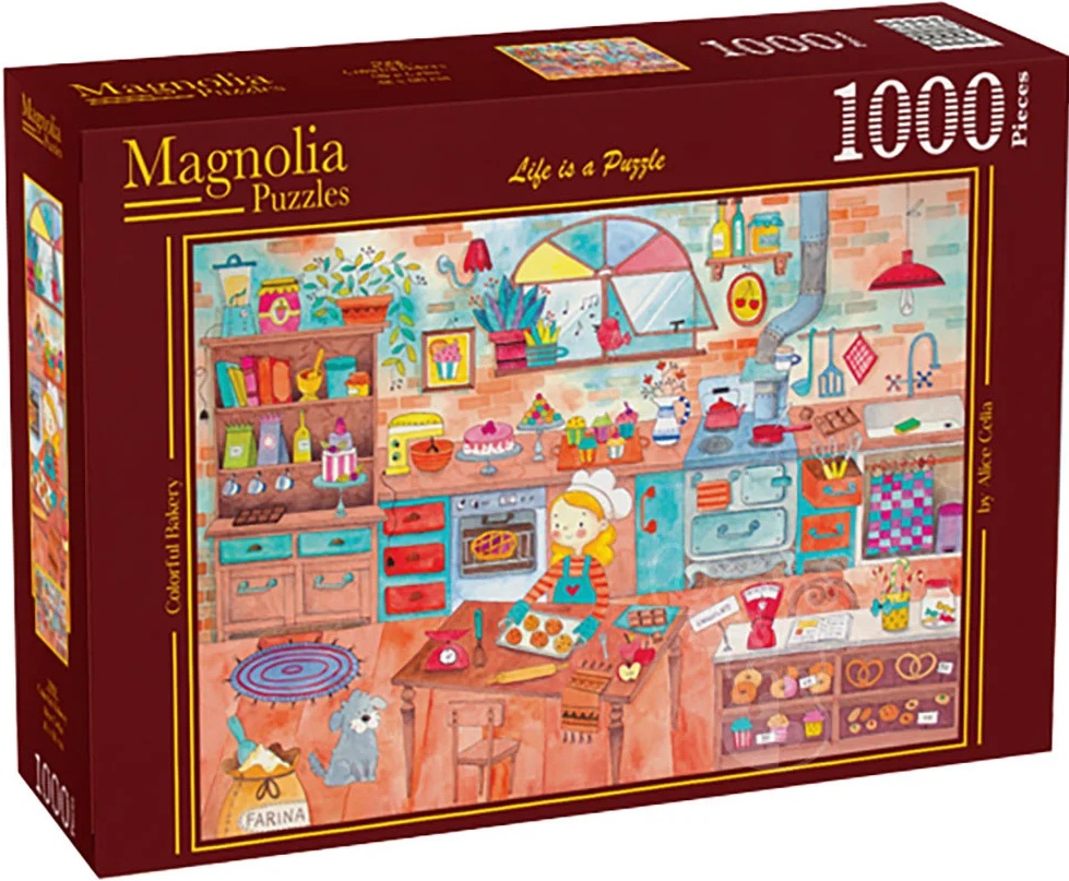 Puzzle Magnolia din 1000 piese - Brutărie colorată