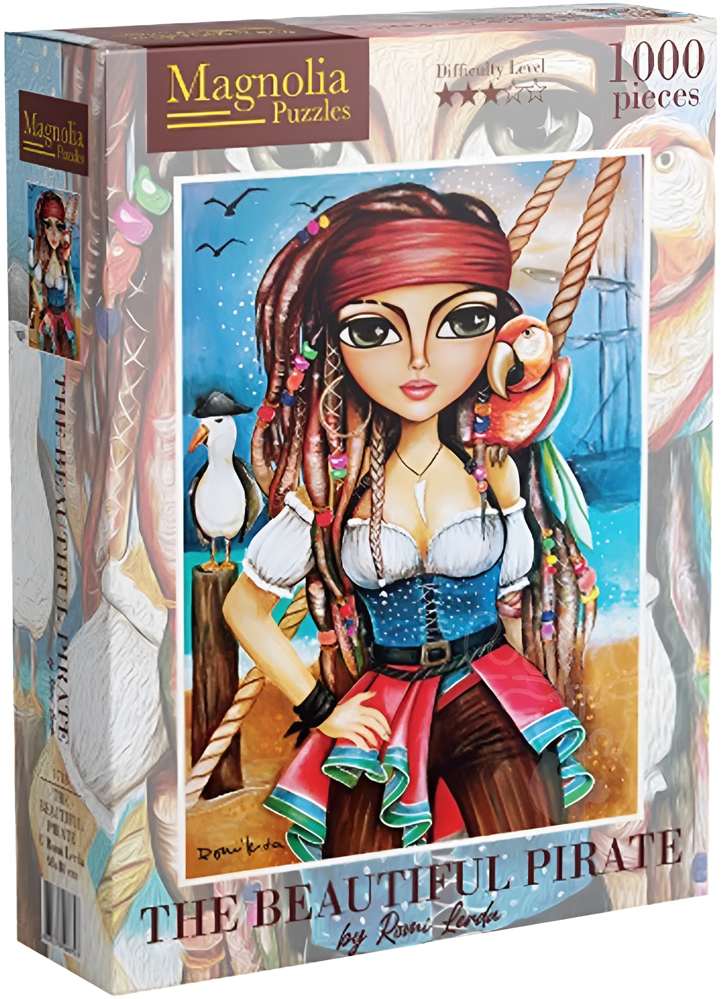 Puzzle Magnolia din 1000 piese - Pirat