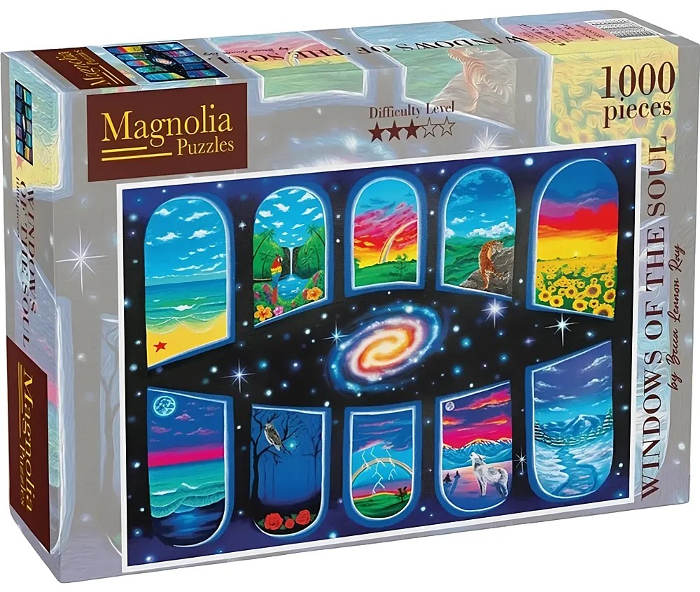 Puzzle Magnolia din 1000 piese - Ferestre către suflet