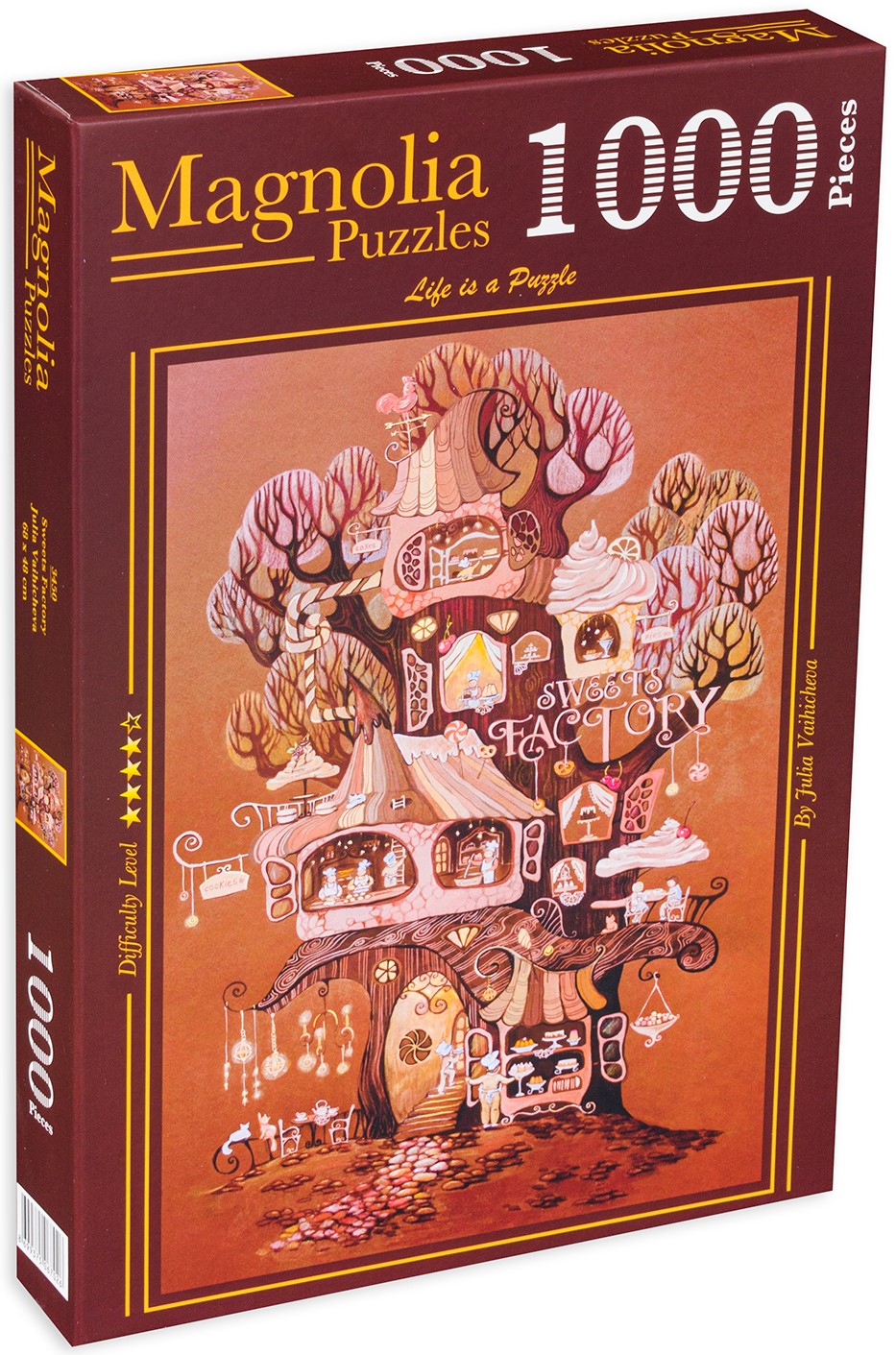 Puzzle Magnolia din 1000 de piese - Arborele de ciocolată